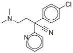 ChlorpheniraMine Nitrile-d6 结构式