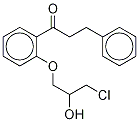 DepropylaMino Chloro Propafenone-d5 结构式