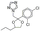 Propiconazole-14C6 结构式