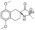 2-(AcetylaMino)-1,2,3,4-tetrahydro-5,8-diMethoxy-2-naphthalenecarboxylic Acid-13C 结构式