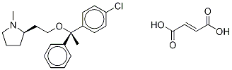 CleMastine-d5 FuMarate 结构式