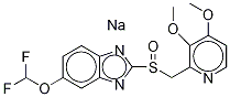 Pantoprazole-d7 SodiuM Salt (Major) 结构式