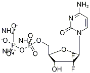 GeMcitabine 5'-Diphosphate AMMoniuM Salt 结构式