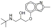 2-Debenzoyl rac Bopindolol-d9 结构式