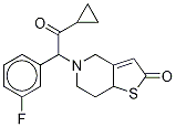 m-Fluoro Prasugrel Thiolactone
(Mixture of Diastereomers) 结构式