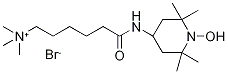 6-TRIETHYLAMMONIUM-HEXANOIC ACID, 4-AMIN-TEMPO AMIDE BROMIDE 结构式