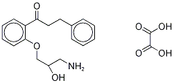 N-Depropyl Propafenone-D5 Oxalate Salt 结构式