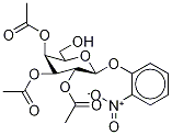 o-Nitrophenyl 2,3,4-Tri-O-acetyl--D-galactopyranoside 结构式