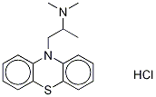 盐酸异丙嗪-D6 结构式