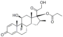 倍他米松17-丙酸-D5 结构式