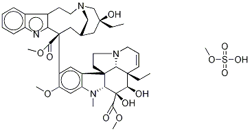 4-Desacetyl Vinblastine Methosulfate 结构式