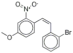 (Z)-2-Bromo-2’-nitro-4’-methoxystilbene 结构式