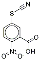 2-Nitro-5-(thiocyanato-13C)benzoic Acid Potassium Salt 结构式