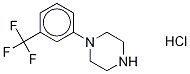 1-(α,α,α-Trifluoro-m-tolyl)piperazine-d8 结构式