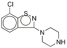 7-Chloro-3-(piperazin-1-yl)benzol[d]isothiazole 结构式
