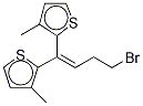 2,2'-(4-BroMo-1-butenylidene)bis-3-Methyl-d6-thiophene 结构式