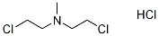 Bis(2-chloroethyl)MethylaMine-d4 Hydrochloride 结构式