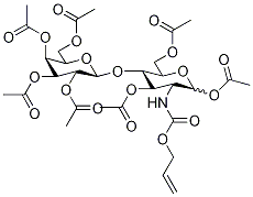 N-Allyloxycarbonyl Peracetyl β-LactosaMine 结构式