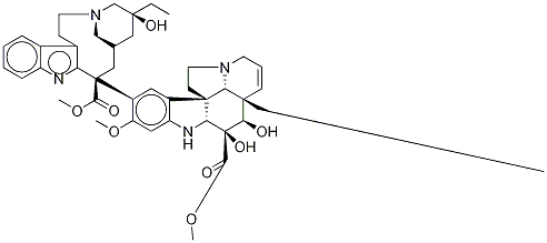 N-DesforMyl-4-desacetyl Vincristine Disulfate Salt 结构式