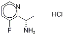 (S)-1-(3-Fluororopyridin-2-yl)ethylaMine-d3 Hydrochloride 结构式