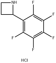 2-(Pentafluorophenyl)azetidine Hydrochloride 结构式