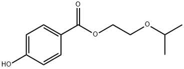 2-Isopropoxyethyl 4-Hydroxybenzoate 结构式