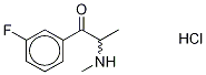 3-Fluoroephedrone Hydrochloride 结构式