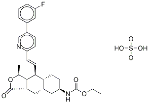 Vorapaxar-d5 Sulfate 结构式