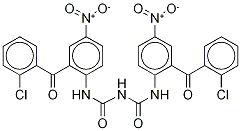N,N'-BIs[2-(2-chlorobenzoyl)-4-nitrophenyl]iMidodicarbonic DiaMide
(ClonazepaM IMpurity) 结构式