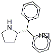 (2S)-2-(DiphenylMethyl)pyrrolidine Hydrochloride 结构式