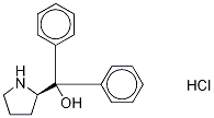 α,α-(Diphenyl-d10)-D-prolinol Hydrochloride 结构式