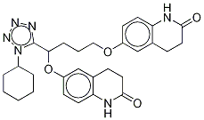 4-(2-Oxo-1,2,3,4-tetrahydroquinolin-6-yl)oxy Cilostazol 结构式