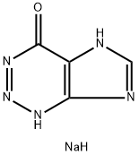 2-Azahypoxanthine Sodium Salt 结构式