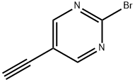 2-Bromo-5-ethynylpyrimidine 结构式