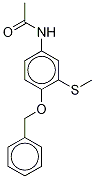 O-Benzyl-S-(methyl-D3)-3-thioacetaminophen 结构式