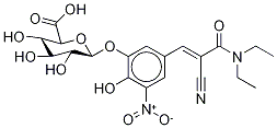 恩他卡朋-3-Β-D-葡萄糖醛酸苷 结构式