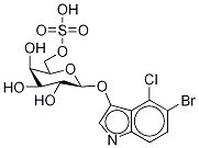 5-Bromo-4-chloro-3-indolyl -D-galactopyranoside-6-sulfate 结构式