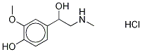 rac Metanephrine-d3 Hydrochloride Salt 结构式