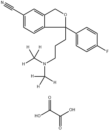 Citalopram-d6 Oxalate 结构式