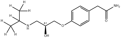 (S)-Atenolol-d7 结构式