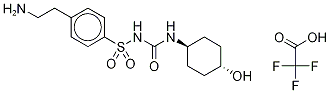 1-[4-(2-AMinoethylphenyl)sulfonyl]-3-(trans-4-hydroxycyclohexyl)urea Trifluoroacetate 结构式