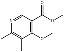 5,6-DiMethyl-4-Methoxy-nicotinic Acid Methyl Ester 结构式