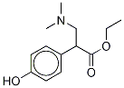 乙基3 -(二甲胺基)2 -(4羟苯基)丙酸酯 结构式