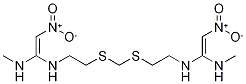 1,1'-N-[Methylenebis(sulphanediylethylene)]bis(N'-Methyl-2-nitroethene-1,1-diaMine-d6 结构式