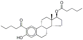 2-Valeryl-17β-estradiol 17-Valerate 结构式