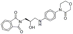 4-[((2R)-Hydroxy-3-phthaliMido)propylaMine]phenyl-3-Morpholinone-d4 结构式