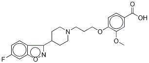 Iloperidone Carboxylic Acid-d3 结构式