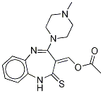 Olanzapine ThioacetoxyMethylidene IMpurity 结构式