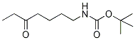 5-Oxoheptyl-carbaMic Acid tert-Butyl Ester 结构式