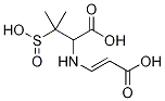 N-(2-Carboxyethenyl)-3-sulfino-DL-valine 结构式